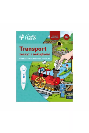 Czytaj z Albikiem. Zeszyt z naklejkami. Transport. Interaktywne m�wi�ce naklejki