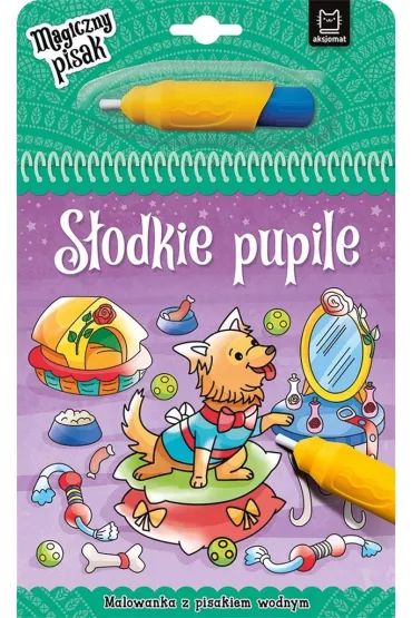 S�odkie pupile. Malowanka z pisakiem wodnym