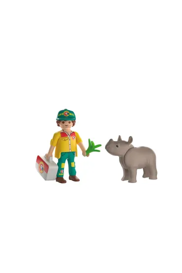 Playmobil DuoPack Stra�nik le�ny z�nosoro�cem 72025
