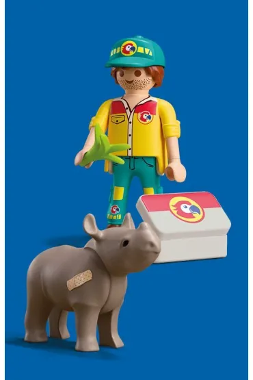 Playmobil DuoPack Stra�nik le�ny z�nosoro�cem 72025