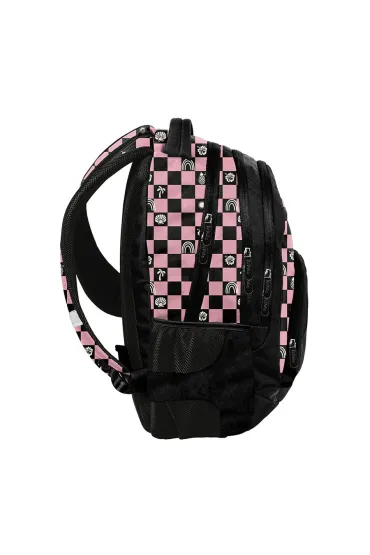 Paso Plecak 3-komorowy Pink w kratk�-r�owa BeUniq BU26SU-2708