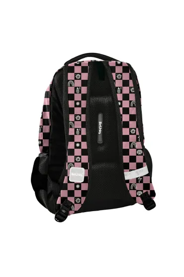 Paso Plecak 3-komorowy Pink w kratk�-r�owa BeUniq BU26SU-2708