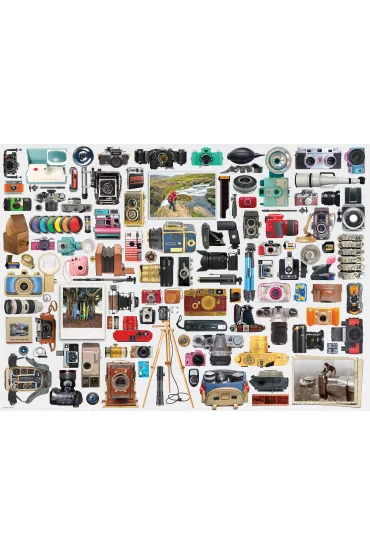 Puzzle 1000 el. World of Cameras Eurographics