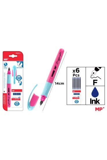 Mp Main Paper Pi�ro wieczne z wk�adami r�owe 0.5mm