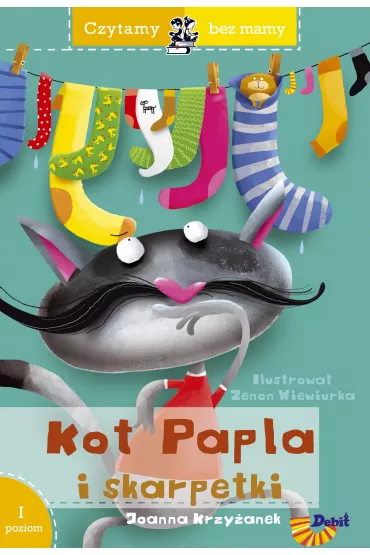 Czytamy bez mamy. Kot Papla i skarpetki - Joanna Krzy�anek