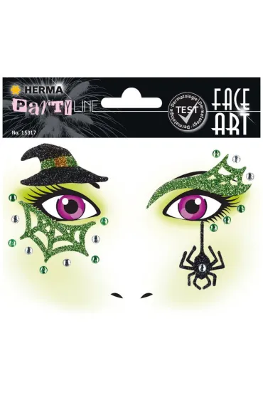 Herma Naklejka Face Art Czarownica