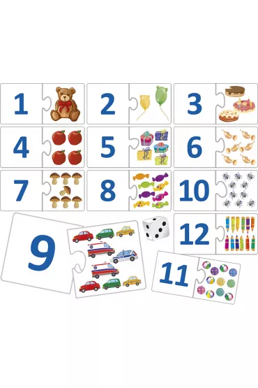 Puzzle Poznaj� cyferki Adamigo