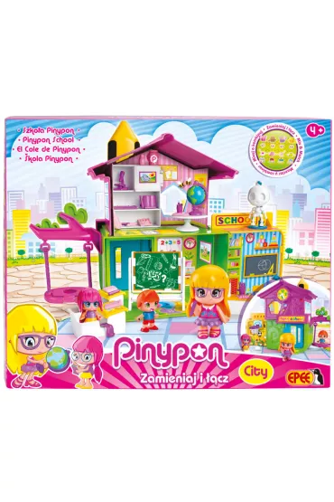 PinyPon CITY. Zestaw "Szko�a" z 3 laleczkami i akcesoriami Epee