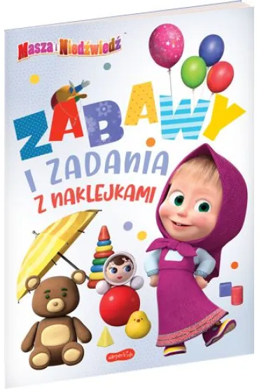 Zabawy i zadania z naklejkami. Masza i Nied�wied�