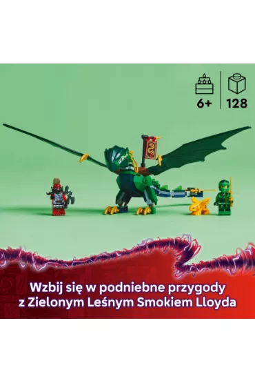 LEGO NINJAGO Zielony leny smok Lloyda 71829