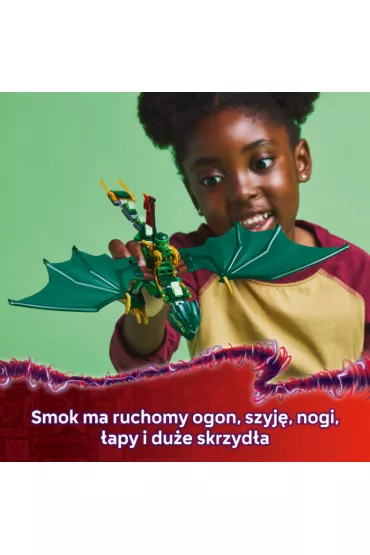 LEGO NINJAGO Zielony leny smok Lloyda 71829