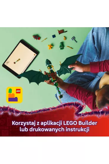 LEGO NINJAGO Zielony leny smok Lloyda 71829