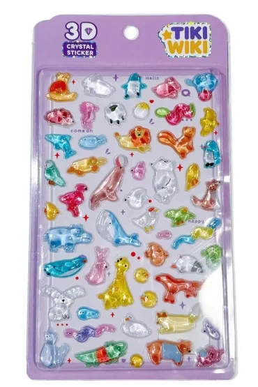 Kiddisvit Naklejki 3D Crystal Zwierz�tka