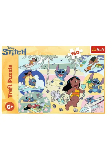 Puzzle 160 el. Stitch rz�dzi Trefl