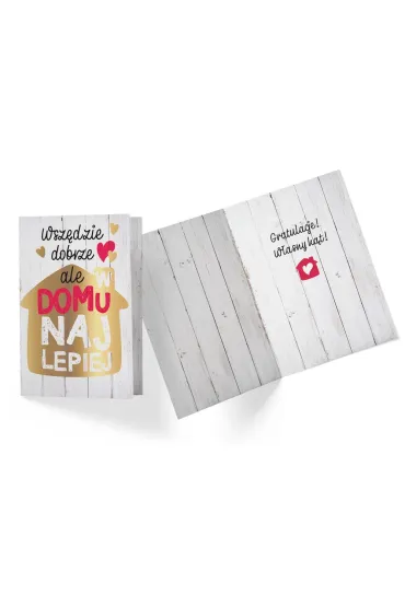 Kukartka Karnet B6 PP-2210 W domu najlepiej