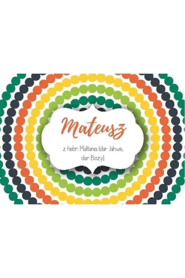 Szaron Magnes Imiona - Mateusz