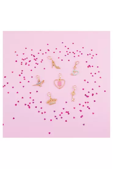 Zestaw do tworzenia bransoletek Ksiniczki Disneya i Juicy Couture Hearts of Fashion Make it real