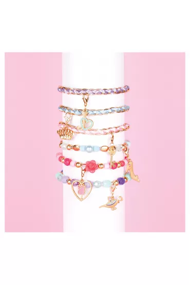 Zestaw do tworzenia bransoletek Ksiniczki Disneya i Juicy Couture Hearts of Fashion Make it real