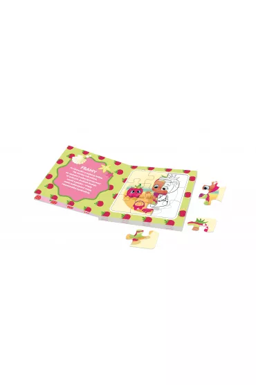 Owocowe bobasy. Cry babies. Puzzle i kolorowanki