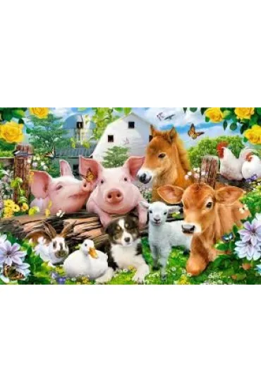 Puzzle maxi 40 el. Farm Friends Castorland