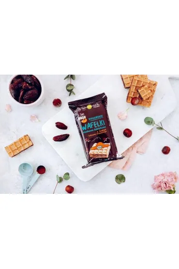 Super Fudgio Wafelki z kremem s�odzonym daktylem 120 g Bio