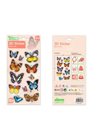 Avenir Naklejki 3D - Motyl