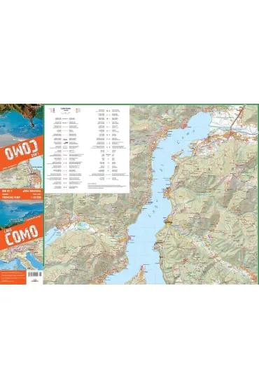 Mapa trekkingowa Jezioro Como 1:50 000