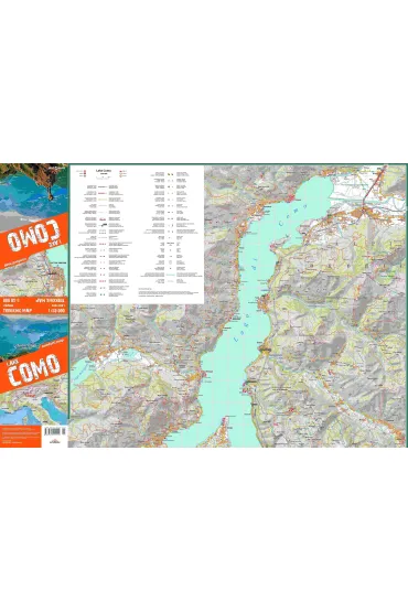 Mapa trekkingowa Jezioro Como 1:50 000