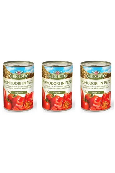 La Bio Idea Pomidory krojone bez sk�ry Zestaw 3 x 400 g Bio
