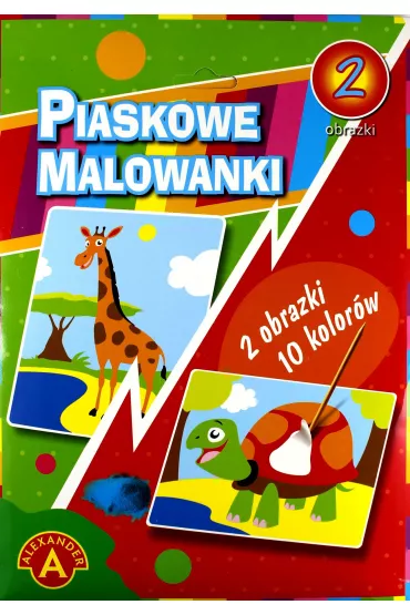 Piaskowe malowanki. �yrafa, ��w