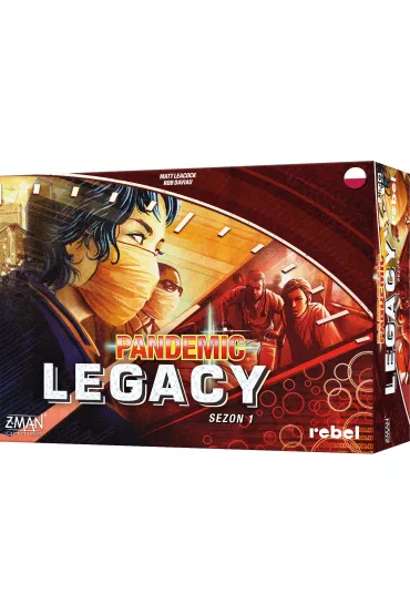 Pandemic Legacy. Sezon 1. Edycja czerwona - Matt Leacock, Rob Daviau