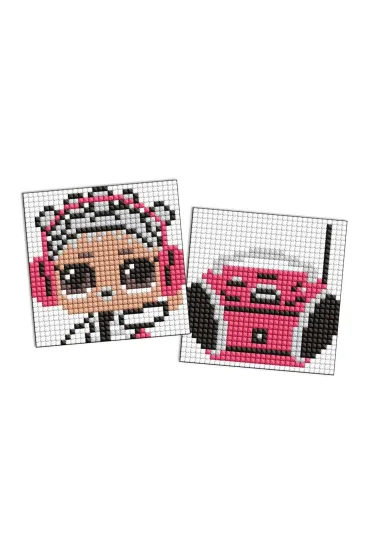 Diamentowa mozaika na magnes - LOL Boombox 9x9cm Ideyka