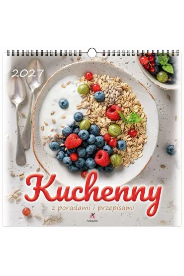 Kalendarz 2027 wieloplanszowy 33x33cm Kuchenny