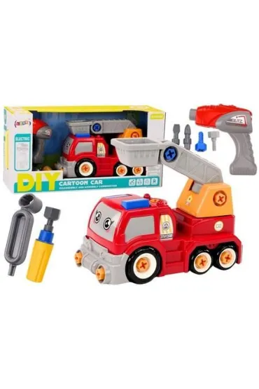 Ci�ar�wka kresk�wkowa DIY czerwony z wysi�gnikiem LeanToys