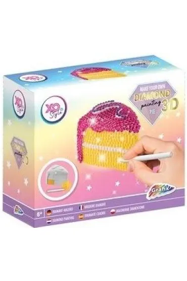Mozaika diamentowa 3D tort