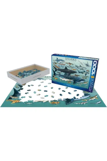 Puzzle 1000 el. Rekiny Eurographics