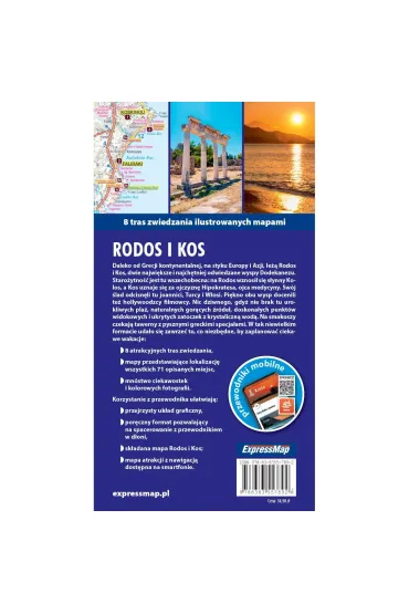 Rodos i Kos light przewodnik + mapa - Piotr Jab�o�ski