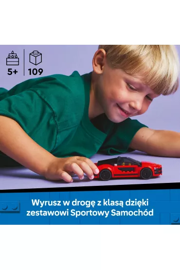 LEGO City Czerwony samochd sportowy 60448