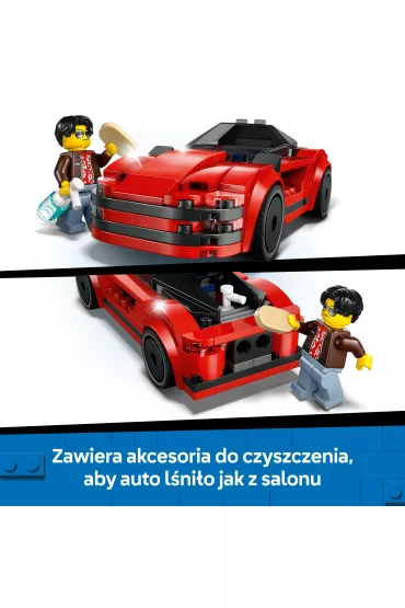 LEGO City Czerwony samochd sportowy 60448