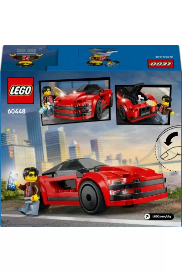 LEGO City Czerwony samochd sportowy 60448