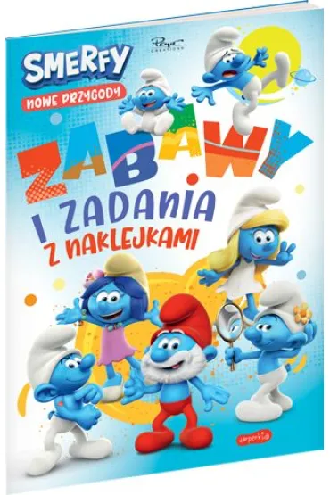 Zabawy i zadania z naklejkami. Smerfy. Nowe przygody - Izabela  Karpiszuk