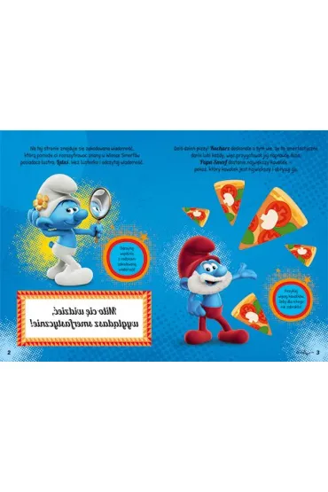 Zabawy i zadania z naklejkami. Smerfy. Nowe przygody - Izabela  Karpiszuk