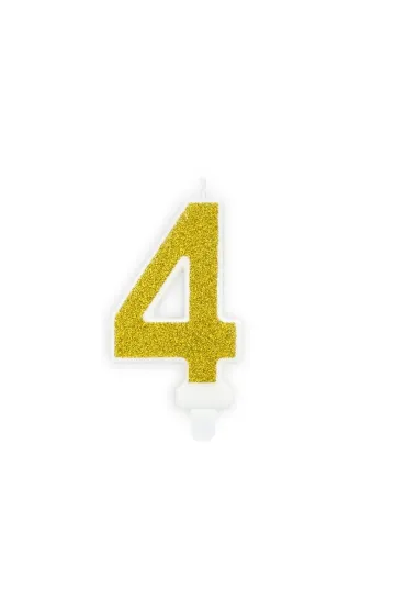 PartyDeco �wieczka urodzinowa 4 7cm