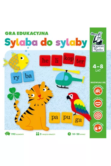 Kapitan Nauka. Sylaba do sylaby. Gra edukacyjna Edgard