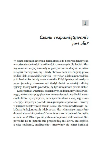 Kobiety, kt�re my�l� za du�o. Jak uwolni� si� od nadmiernego my�lenia i odzyska� swoje �ycie - Susan  Nolen-Hoeksema