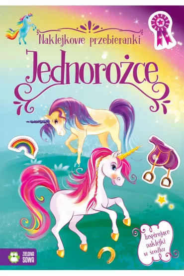 Jednoro�ce. Naklejkowe przebieranki - Monika Gie��ecka