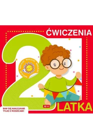 �wiczenia 2-latka + naklejki