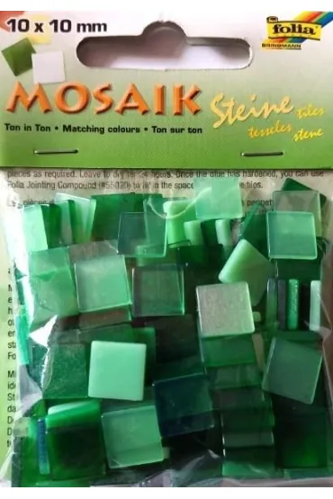 Mozaika 10x10mm zielona Galeria Hobby