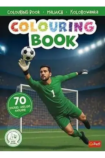 Pi�karz. Kolorowanka z naklejkami