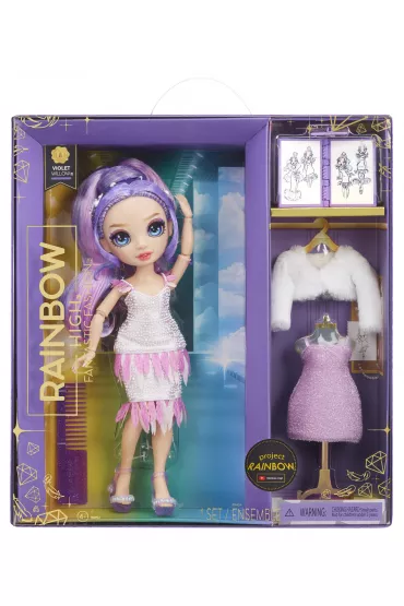 Rainbow High Fantastic Fashion Doll, Violet - PURPLE Mga Entertainment